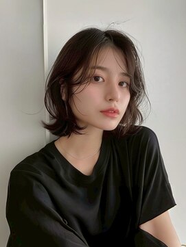 プラス ファースト ヘア(Plus 1st) ナチュラルボブ×スイートブラウン