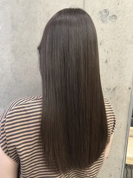 ソロ(soLo) アディクシーアッシュグレージュ×髪質改善