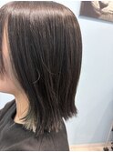 おしゃれ可愛さ抜群☆グリーンアッシュイヤリングカラー