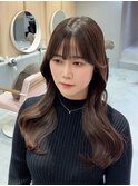韓国風レイヤー×小顔見せくびれ巻き