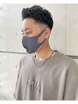 solea men's&nbsp;パーマを活かしたメンズカット