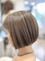 シュヴー 築地(CHEVEUX)&nbsp;明るい白髪染め/白髪ぼかし/ボブ/40代/50代/60代/