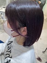 アルブル エト シミー(Arbre et chimie)&nbsp;着物ヘア/大人ガーリー/ダークアッシュ/似合わせカット/東村山