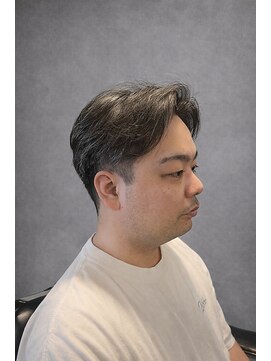 ワンワンオー バーバーショップ 長浜店(@110 BARBER SHOP) 64パート × ナチュラルフェードで魅せる、大人の洗練ショート