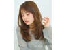3名限定【本日限定価格/月曜ゆったり割】カット+透明感カラー+トリートメント