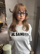 レイブンズ(Ravens)&nbsp;" 重めバングに 柔らかベージュ　"