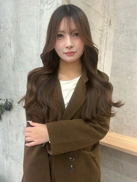 アロ 梅田(alo) 【苗代萌】ブリーチなしでできるチョコレートブラウン
