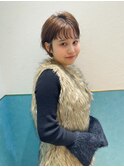ハンサムショート/丸みショートボブ/20代30代40代50代/顔周り