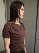 ユノ(juno) 切りっぱなしレイヤーボブ×ナチュラルストレート