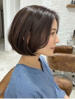アブニール 柏東口店(AVENIR) ダークパープル/ナチュラルショート/夏のヘアアレンジ/柏