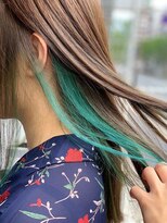 ヘアーズ ベリー 香椎店(hairs BERRY)&nbsp;BERRY＿イメチェン＿イヤリングカラー＿ラベンダーカラー