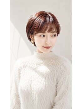 パプス ド コワフュール 宝塚南口(Pap's de coiffeur)の写真/ショートヘアの魅力を最大化!似合うショートヘアをご提案、簡単!乾かすだけでまとまる♪
