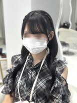 エクララ(eclala)&nbsp;編み込みヘア 推し活ヘアメ ガーリーヘアメ