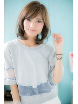 ミック ヘアアンドビューティー 大山店(miq  Hair&Beauty) やわらかくびれカールで、、キレイ☆ミディ