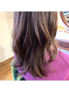 エルサフィロ キタハマ(el zafiro kitahama) 20×30×40代×似合わせカット×くびれヘア×ピンクブラウン