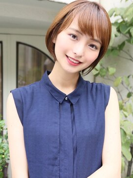 ロエナ(ROENA) 2030代40代50代ウエーブミディアム似合わせカットメルティカラー