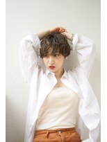 メゾンアミリ(Maison AmiLi)&nbsp;マッシュショート×ミルクティーベージュ