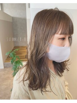 バリー(VALLEY) 【VALLEY hair care&spa】透明感ベージュカラー