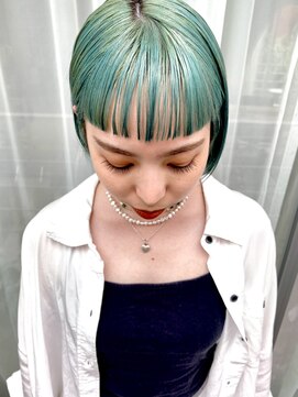 シィーム(cime) ミントグリーン 派手髪