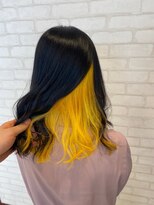 ビスイル 秋葉原店(Vis ill)&nbsp;10代20代/インナーカラー/ブリーチ/イエローカラー/切りっぱなし