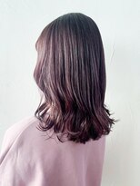 アイティーバイアルバム 藤沢店(IT by ALBUM)&nbsp;ピンクブラウンミディアム_フェザーバング_ba323751