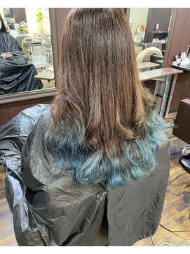 ブロードヘアー(BROAD HAIR) 【BROAD HAIR】毛先ハイライトカラー