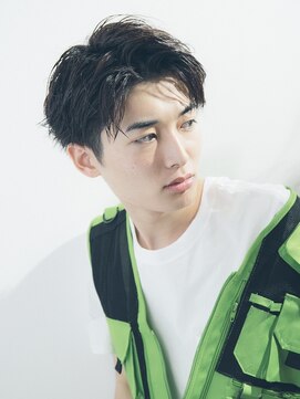 ディッセンバー 神宮前(December) メンズ　束間　ニュアンスパーマ　ツーブロック