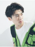 メンズ 束間 ニュアンスパーマ ツーブロック