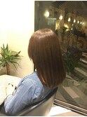 前髪/マチルダボブ/インナーグレージュ/30代40代/人形町