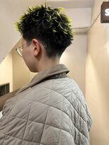 ソイ 下北沢(soi)&nbsp;【neon green】刈り上げベリーショート/デザインカラー