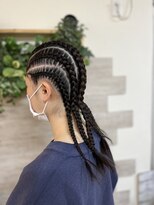 ロカット サロン(Roquat Salon)&nbsp;ダンサーコーンロウ【立川/袴/ヘアメイク/袴着付け/立川】
