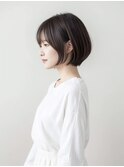 丸みショートボブ