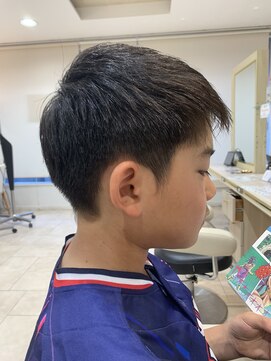 アッシュ 千歳烏山店(Ash) キッズカット ショート セットいらない カッコいい