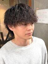 フレイバ 吉祥寺(FLAVA)&nbsp;波巻きパーマ無造作マッシュ