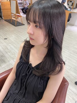 ビードロ 吉祥寺店(vi dro) 【お客様スタイル】韓国風レイヤー×黒髪セミロング