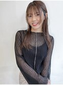 レイヤー ウルフ ミディアム くせ毛