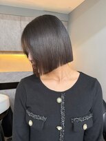 ラル 立川南口(lar)&nbsp;タッセルボブ、切りっぱなしボブ_イメチェン美髪外ハネボブ