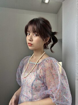 カゼ ダイカンヤマ Kaze DAIKANYAMA ゆるふわリボンアレンジ