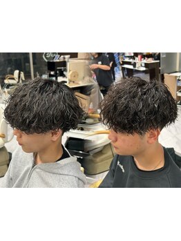 ニュアンスパーマや波巻きツイスパなどのMen'sパーマもお任せ!トレンド×再現性の高いスタイルをご提案☆