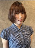 ハッシュカット/レイヤーボブ/ミニボブ/切りっぱなしボブ