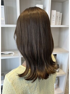 エミィ(emii.) オリーブベージュ/韓国風巻き