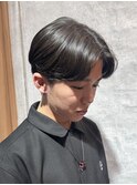 フェザーパーマ韓国マッシュ髪質改善メンズ縮毛矯正/三鷹/実