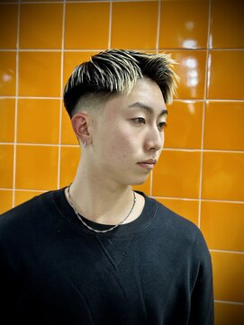 ヒロギンザ 仙台本店(HIRO GINZA) 仙台　メンズショート　アップバング　フェザーアップ