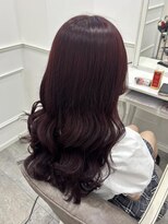 リルミー(Lilme) ブリーチあり深みのあるワインレッド*まゆ