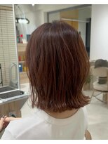 オリ 仙台(Oli)&nbsp;20代～30代ピンクベージュ外はねボブ