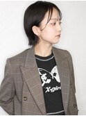 ショート&ボブ【BIRTH】天神駅5分. 切りっぱなし外ハネショート