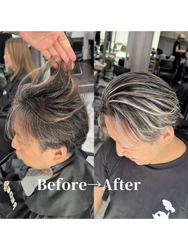 レディアル 大宮(REDEAL) メンズハイライト/メンズバレイヤージュ/白髪ぼかし