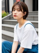 ライクバイコトナ 越谷(RIKE by kotona)&nbsp;30代40代50代絶壁解消ひし形小顔前下がりショートボブ【越谷】