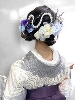 ハウス(HAUS.) 横浜駅卒業式振袖袴ヘアセットツインお団子aya