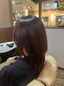 エルアスク 大人可愛いヘルシーミディアムスタイル30代40代50代60代